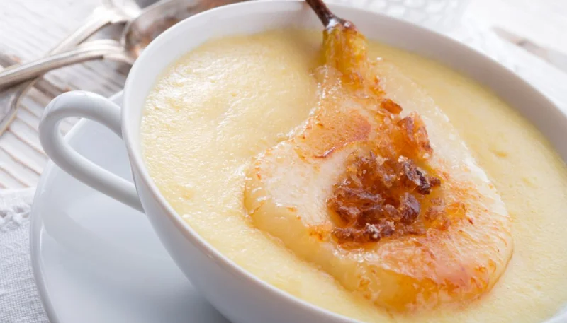 Mousse de poire et gingembre