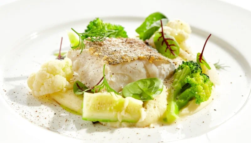Poisson blanc au citron et câpres