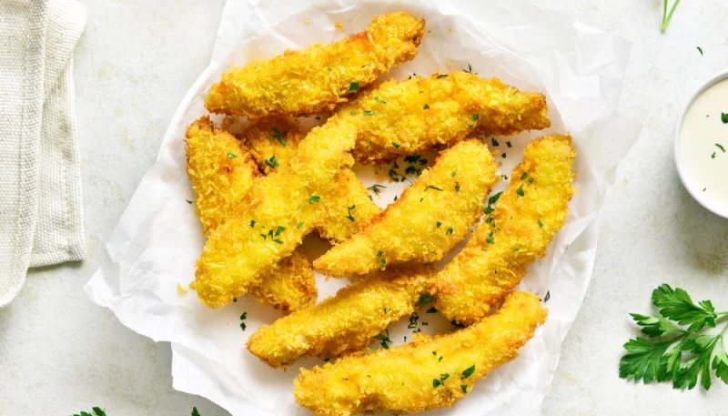 Frites d'avocat au four