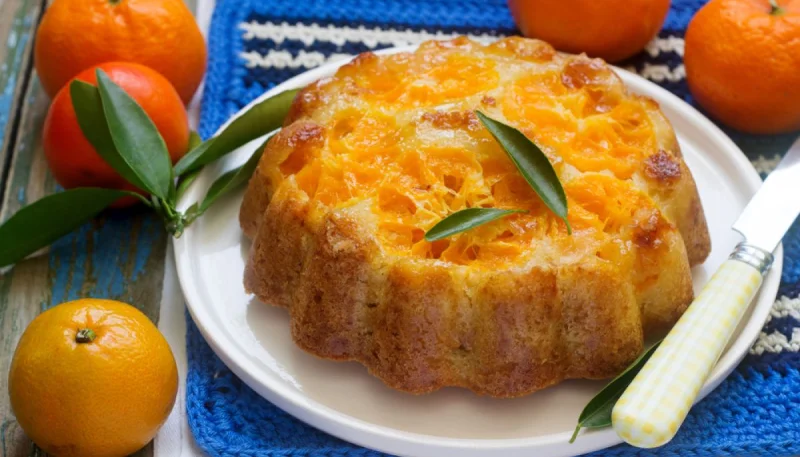 Gâteau renversé à la mandarine