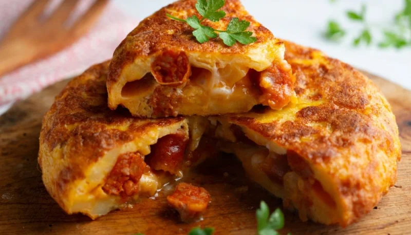Omelette au chorizo et aux pommes de terre