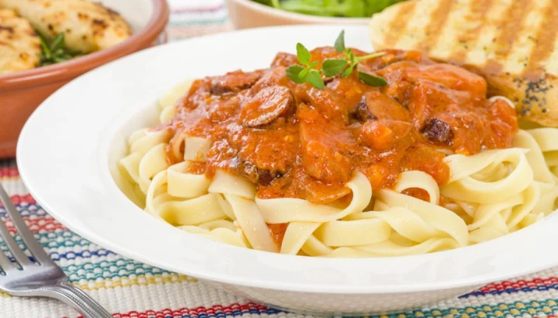 Pâtes au chorizo et à la crème