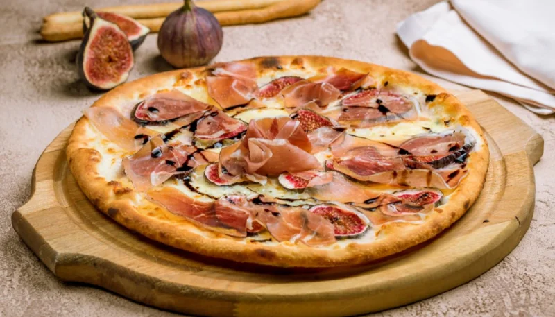 Pizza à la figue et jambon