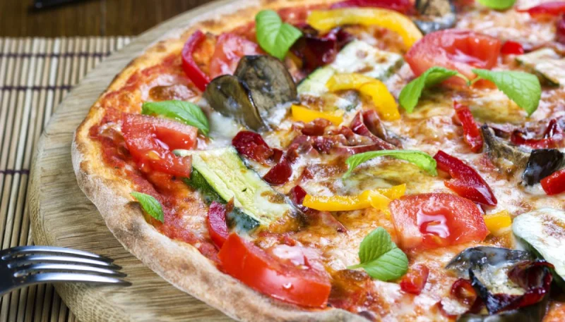 Pizza à la ratatouille