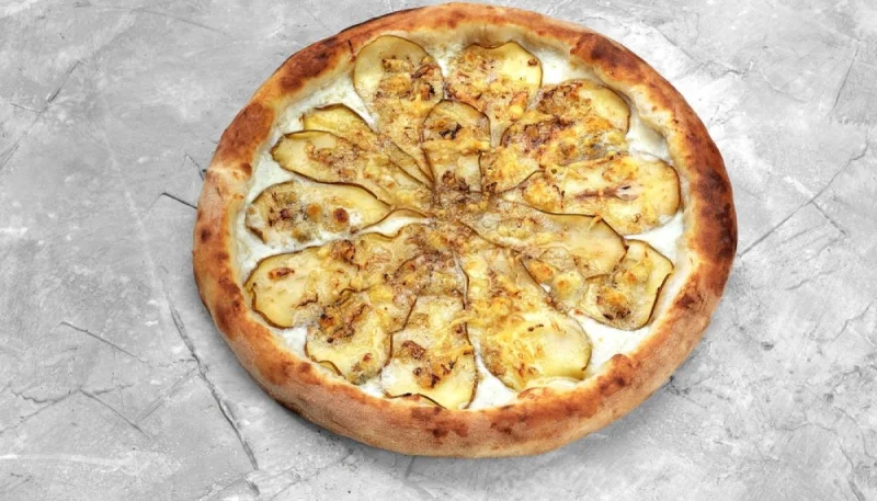 Pizza au gorgonzola et poires