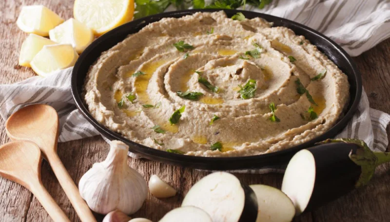 Purée d'aubergines façon baba ganoush
