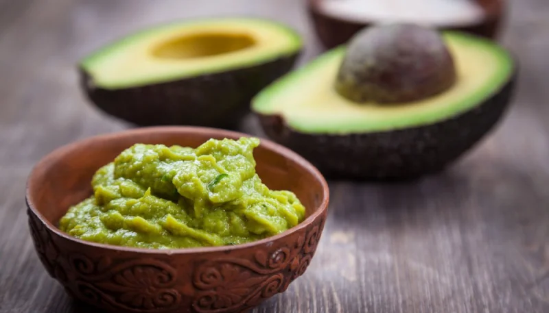 Purée d'avocats