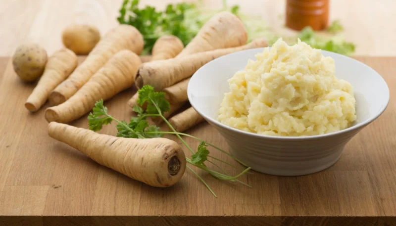 Purée de panais et pomme de terre