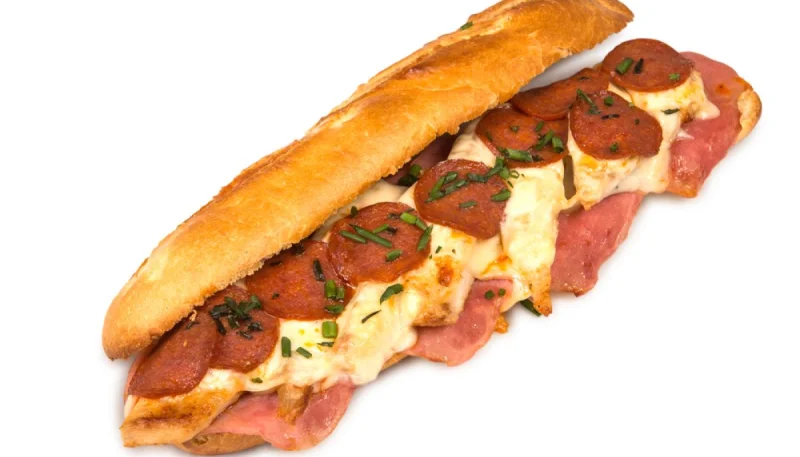 Sandwich au chorizo et fromage