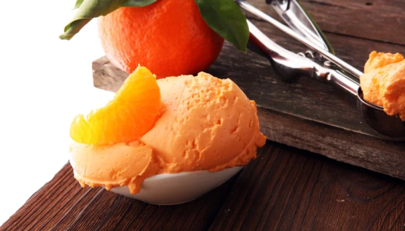 Sorbet à la mandarine