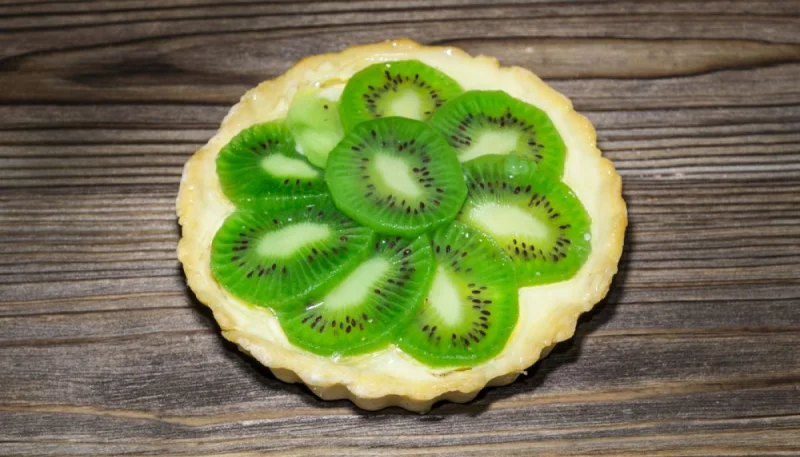 Tartelette au kiwi et à la crème légère