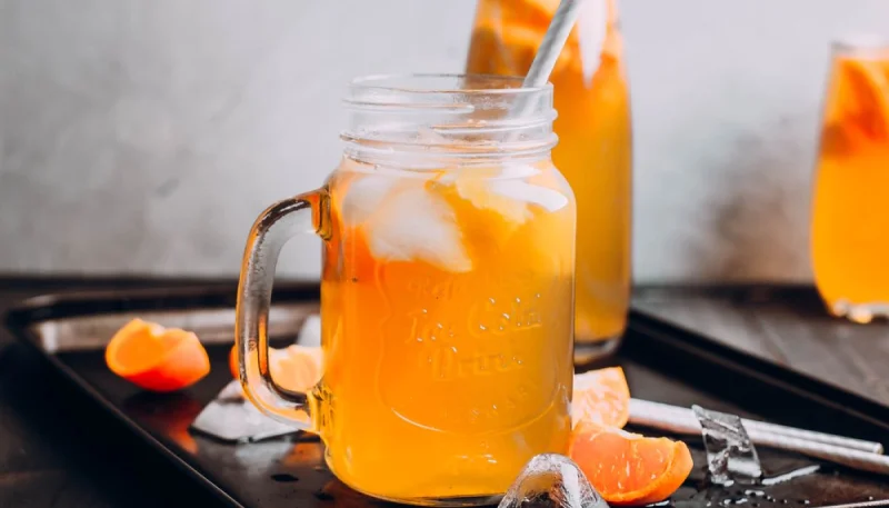 Thé glacé à la mandarine