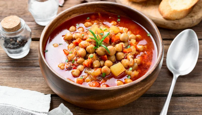 Curry de carottes et pois chiches