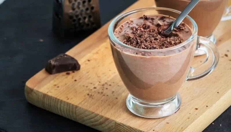 Mousse de tofu au chocolat