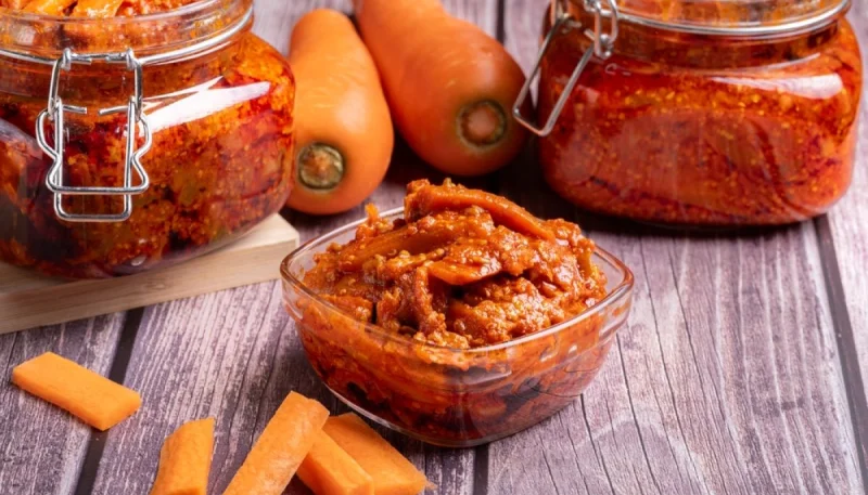 Pickle de carottes à l'indienne