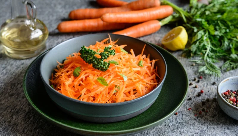 Salade de carottes râpées