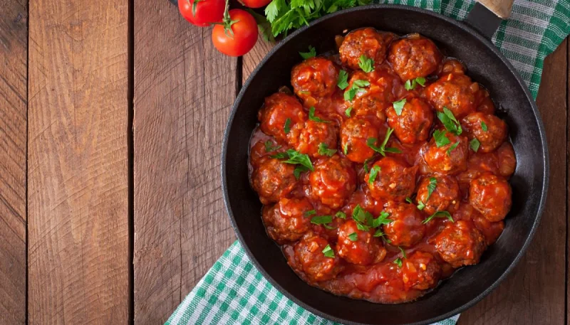 Boulettes de viande à la sauce tomate