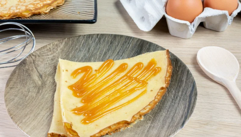 Crêpes au caramel beurre salé