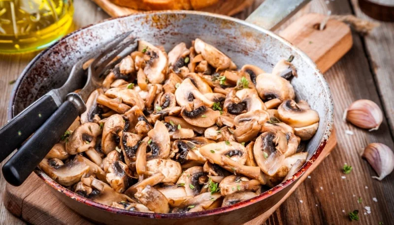 Poêlée de champignons à l'ail