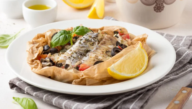 Poisson en papillote avec herbes et citron