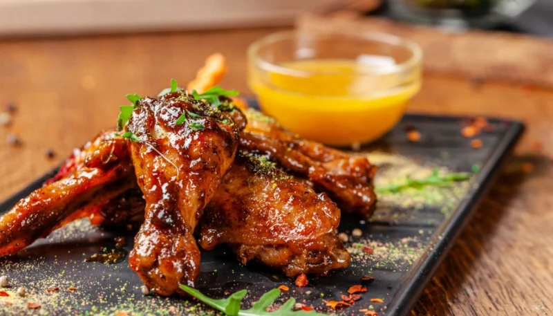 Poulet au miel et moutarde