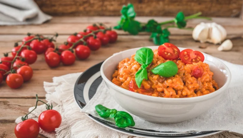 Risotto aux tomates