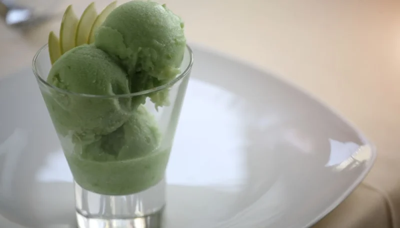 Sorbet pomme verte
