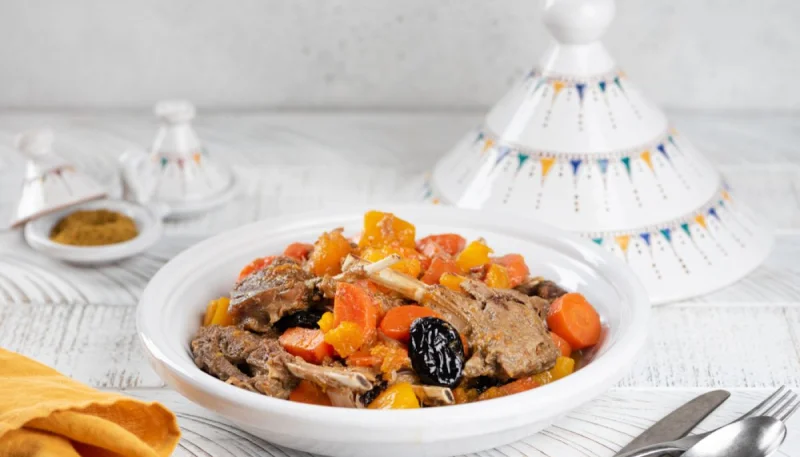 Tajine de carottes et pruneaux