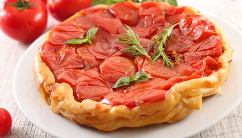 Tarte tatin de tomates