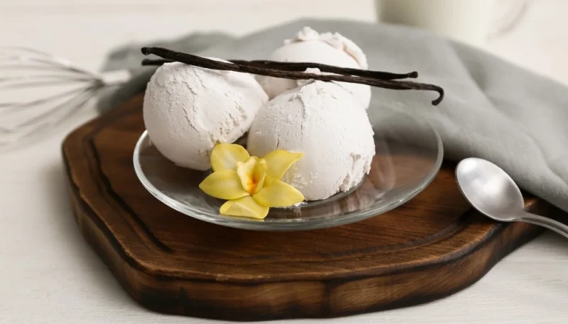 Glace à la vanille