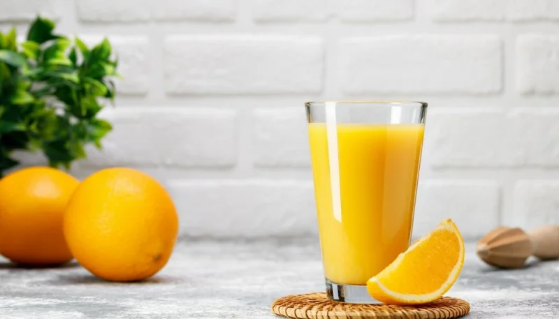 Jus d'orange frais
