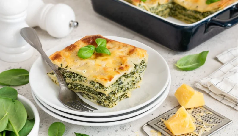 Lasagne aux épinards et ricotta