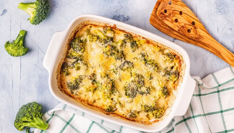Tarte aux brocolis et cheddar