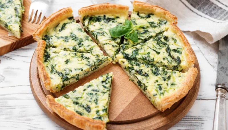 Tarte aux épinards et feta
