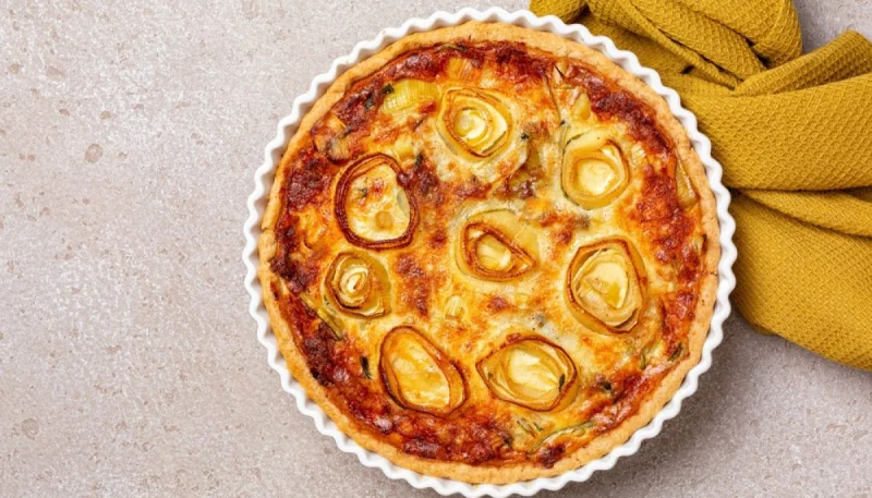 Tarte aux poireaux