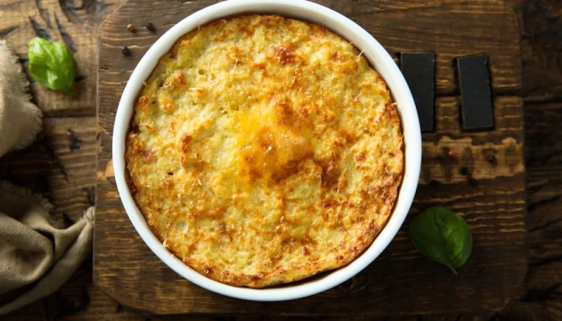 Tarte aux pommes de terre et lardons