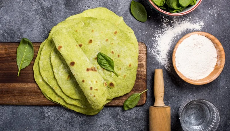 Tortillas aux épinards