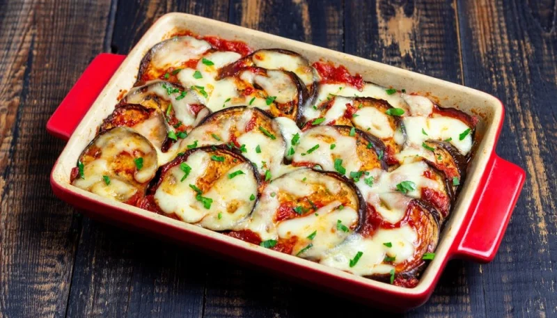 Aubergines à la parmesane