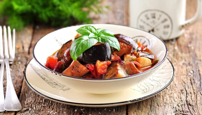 Aubergines à la vapeur