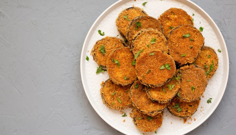 Aubergines panées