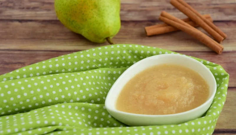 Compote de poires à la vanille
