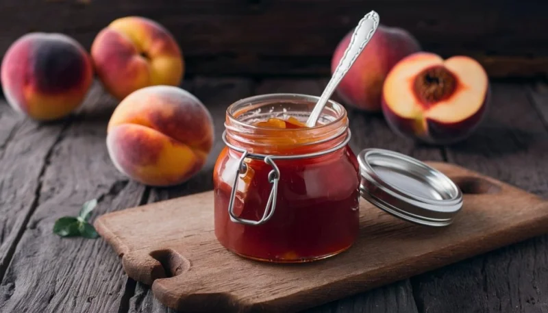 Confiture de pêche facile