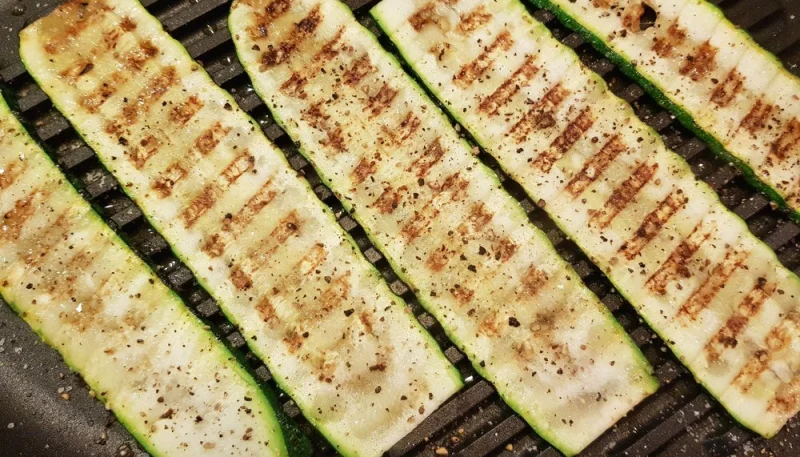 Courgettes au barbecue