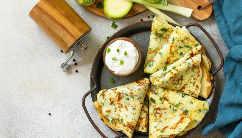 Crêpes aux herbes