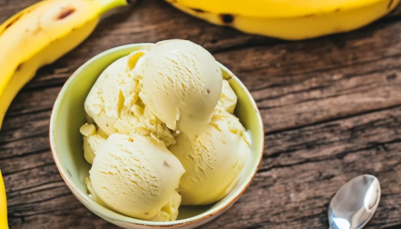 Glace à la banane maison