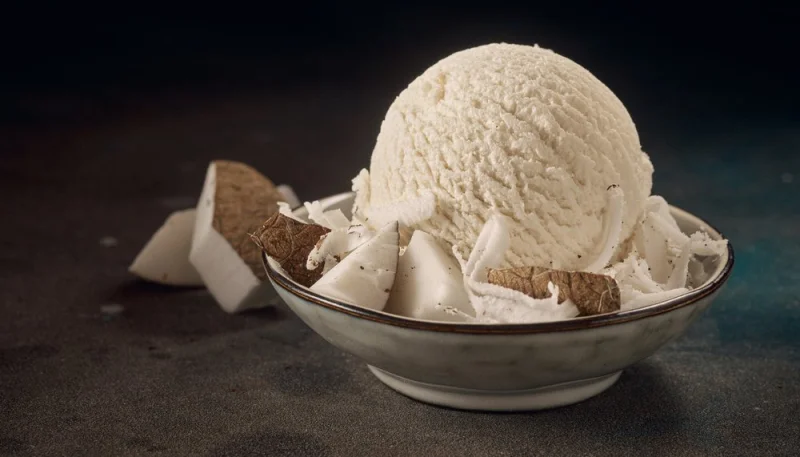 Glace à la noix de coco