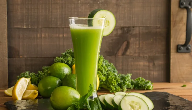 Jus de concombre et citron
