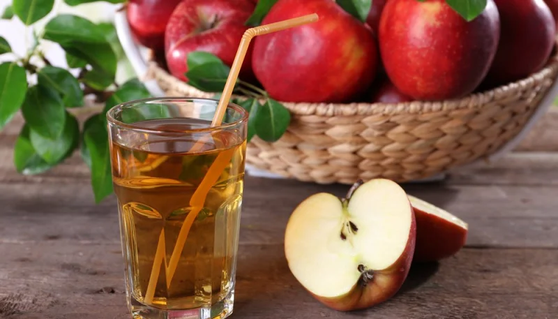 Jus de pomme sans sucre