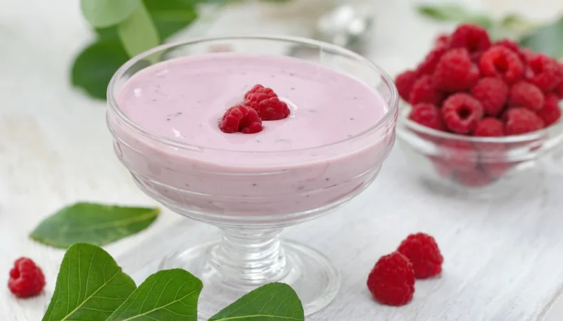 Mousse aux framboises facile