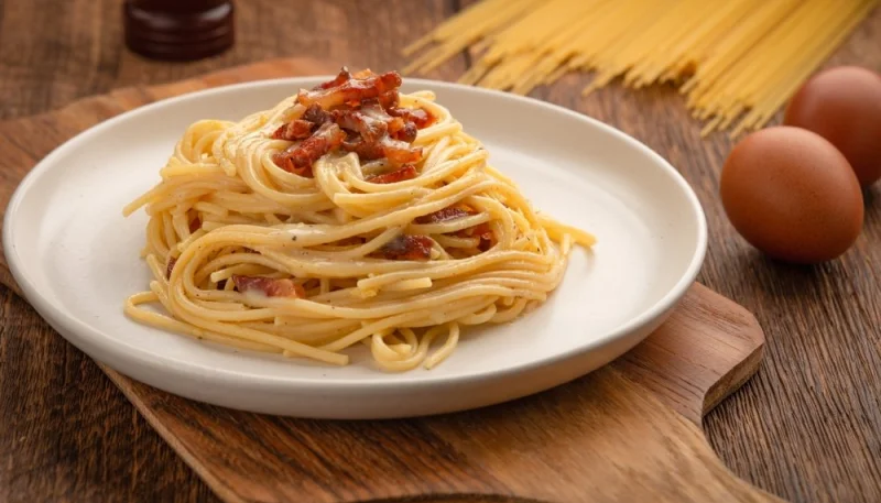 Pâtes à la carbonara faciles